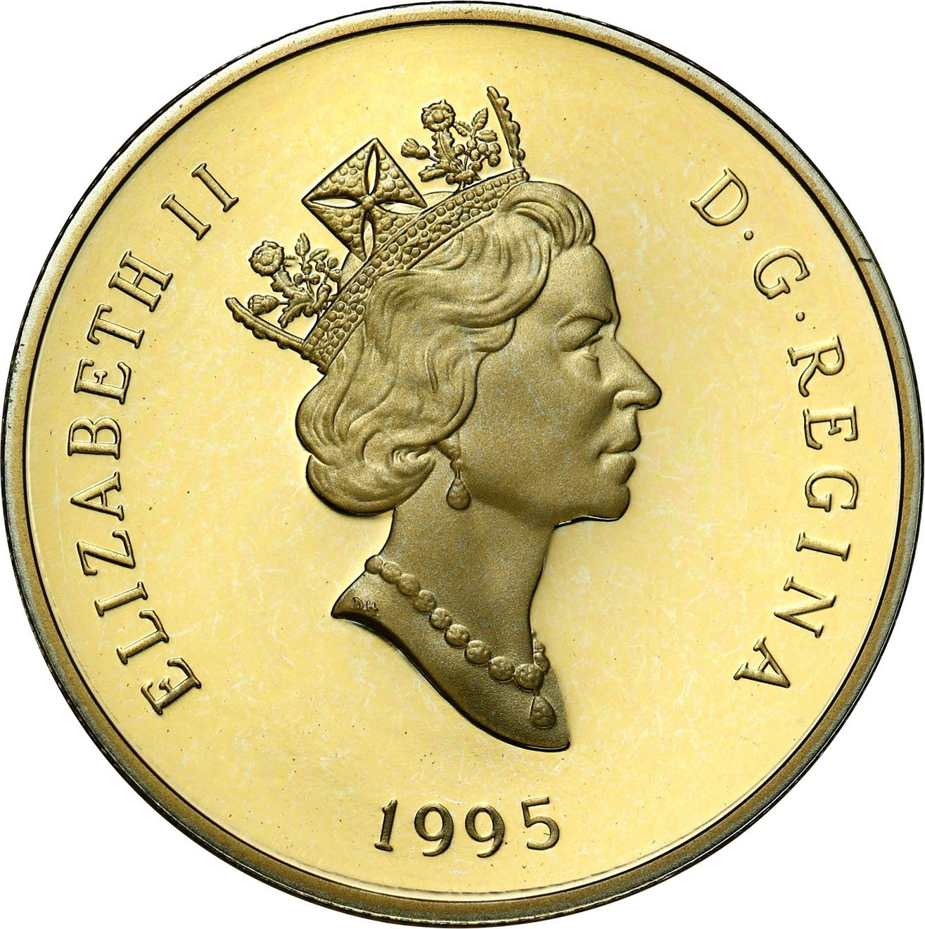 Kanada. 100 dolarów Louisbourg 1995